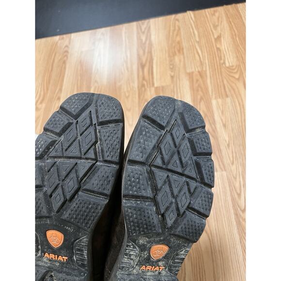 Ariat Men's 9 Groundbreaker H2O Soft Toe EH WP Square Toe Work Boot 10024984 - Picture 11 of 11